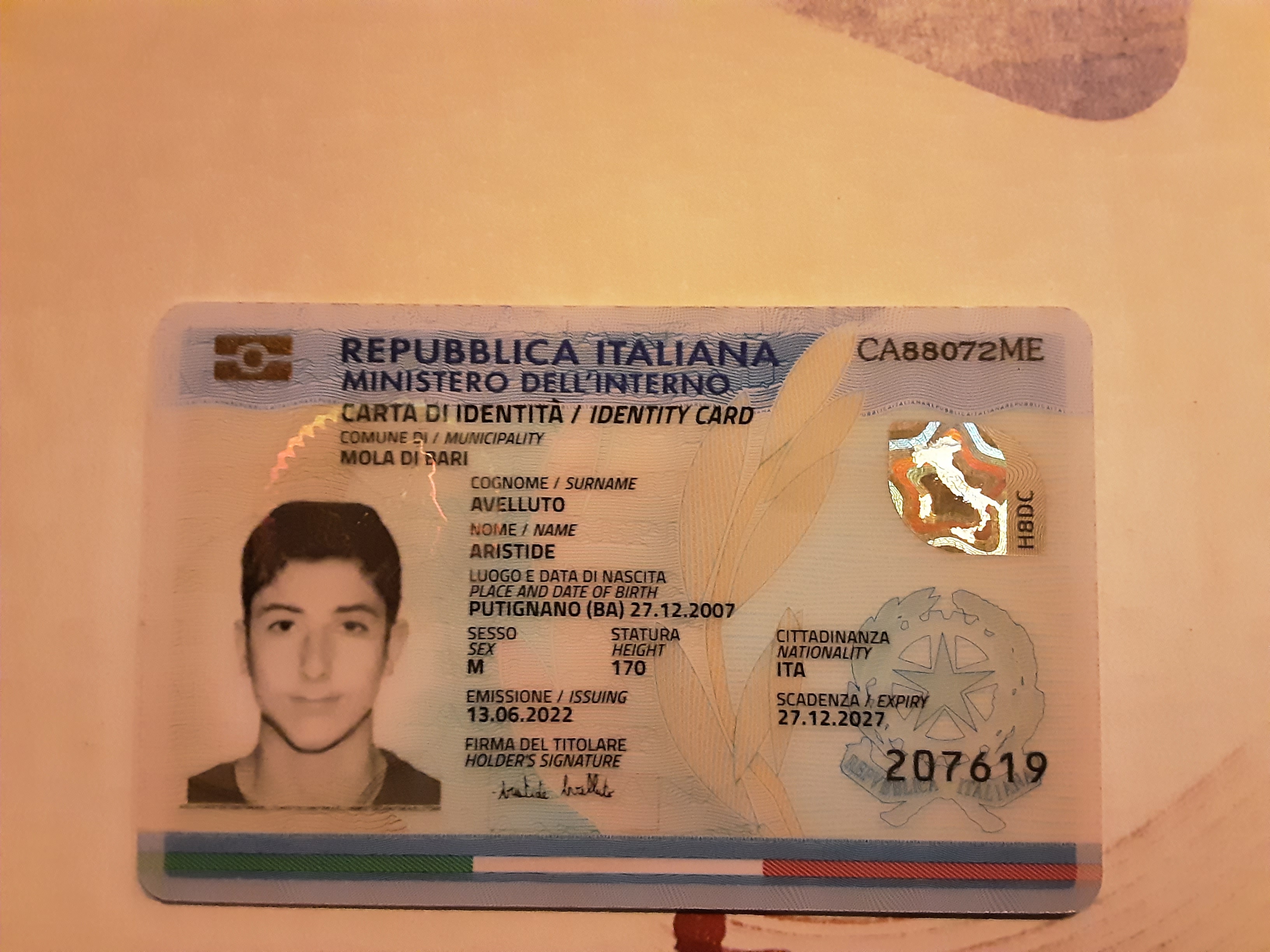 Fotocopia documento di identità