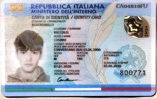 Fotocopia documento di identità