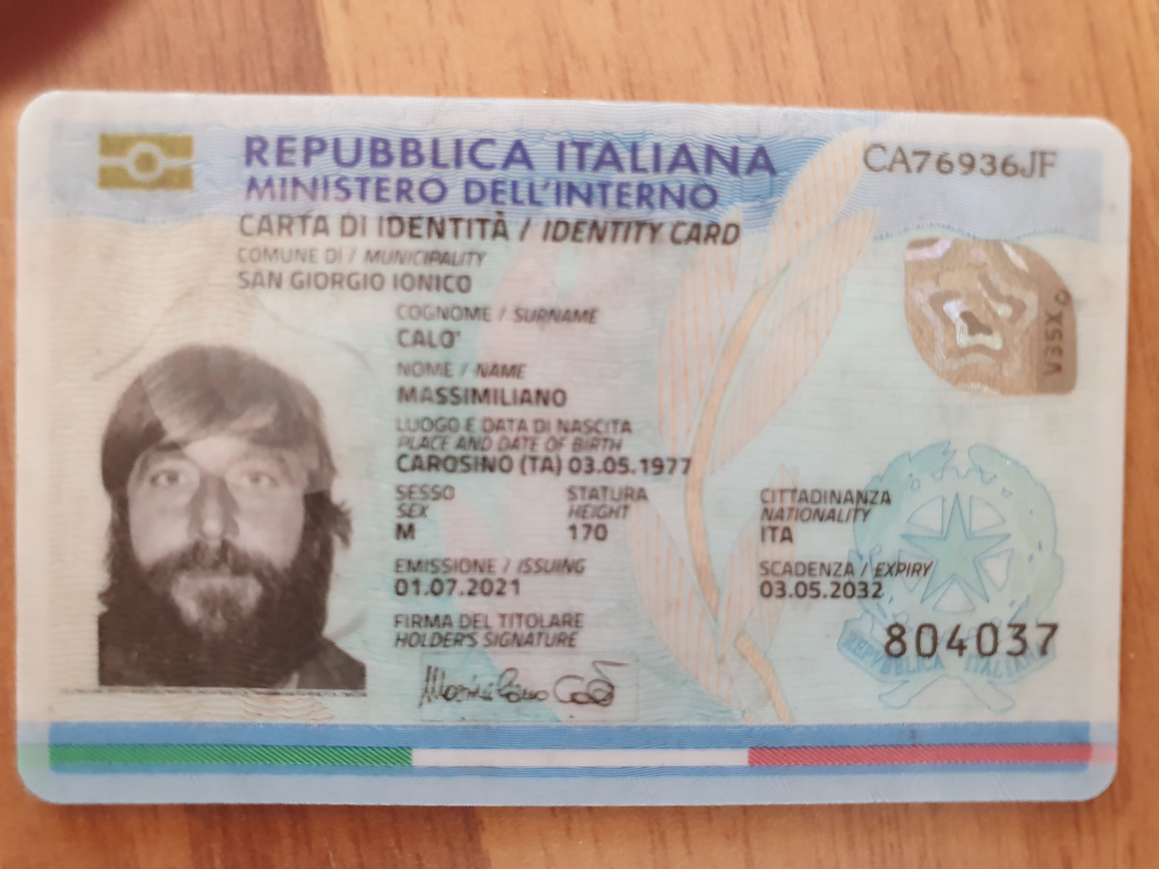 Fotocopia documento di identità