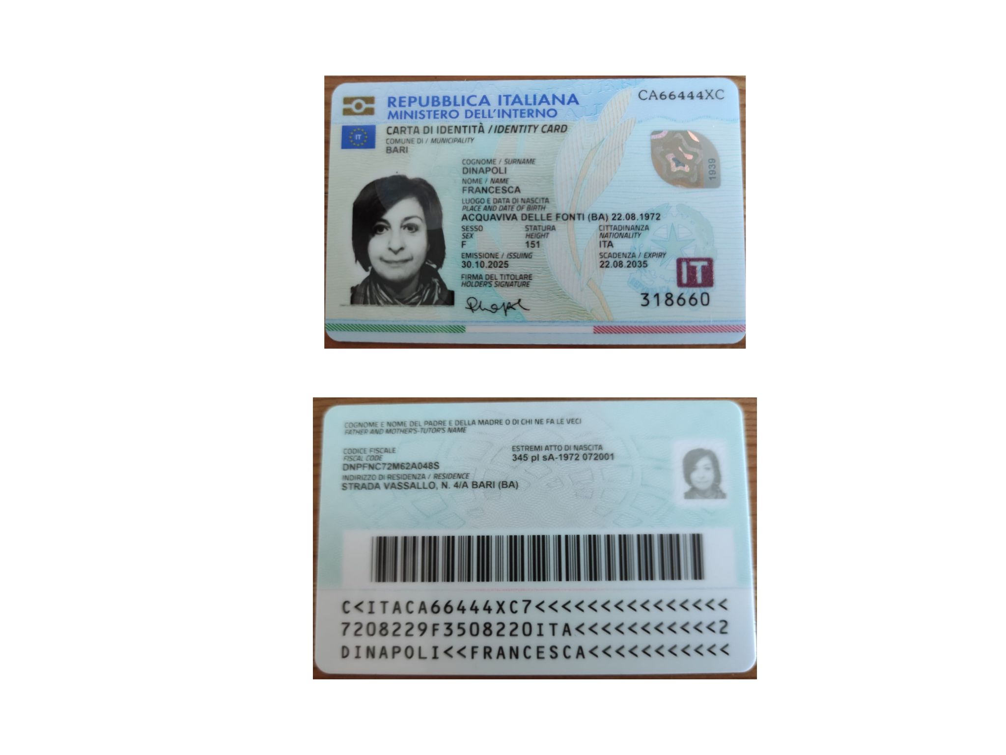 Fotocopia documento di identità