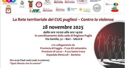 I Comitati Unici di Garanzia della Puglia contro la violenza sulle donne